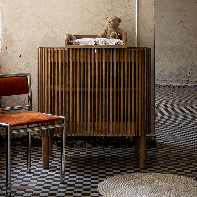 Commode Tokyo - Chêne Caramel pas cher