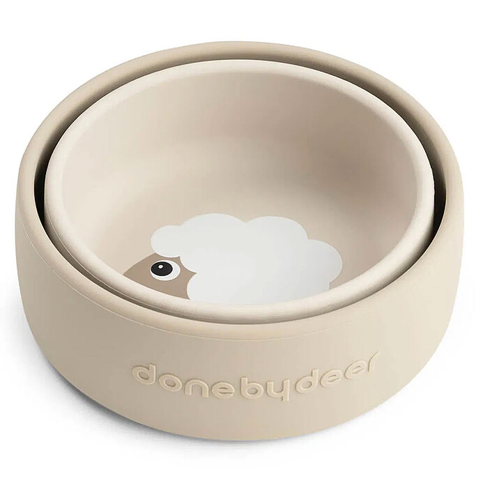 Lot de 2 Bols - Sheepy Sable Done by Deer