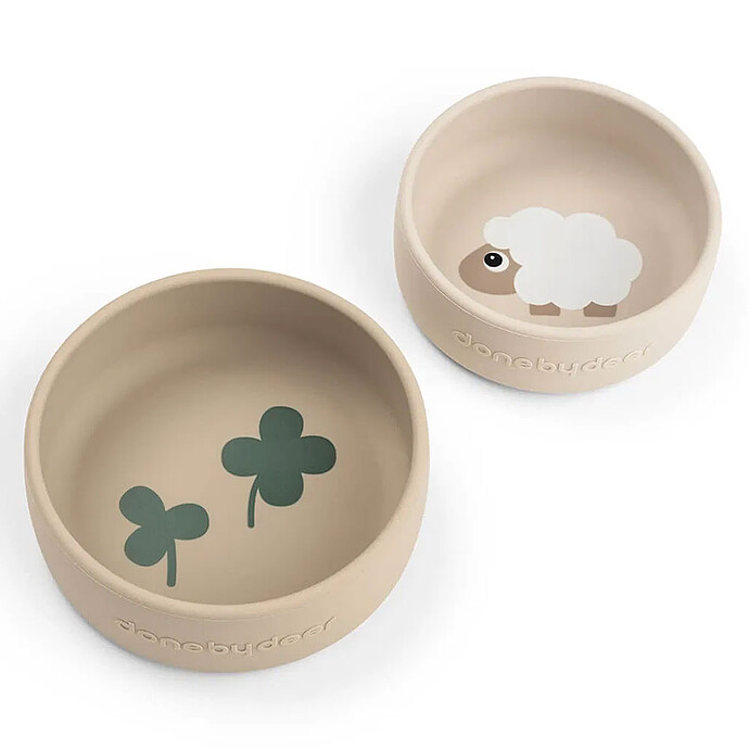 Lot de 2 Bols - Sheepy Sable Done by Deer