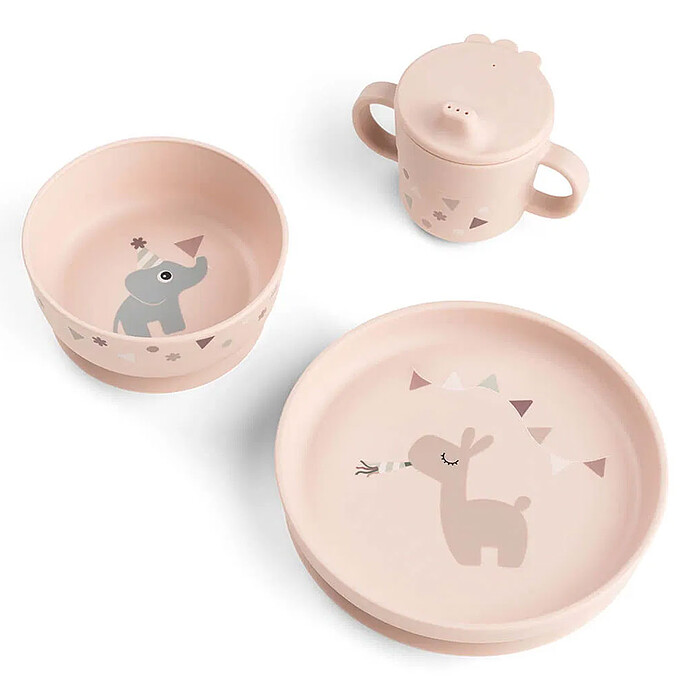 Coffret Repas 3 Pièces Foodie - Celebration Rose Done by Deer