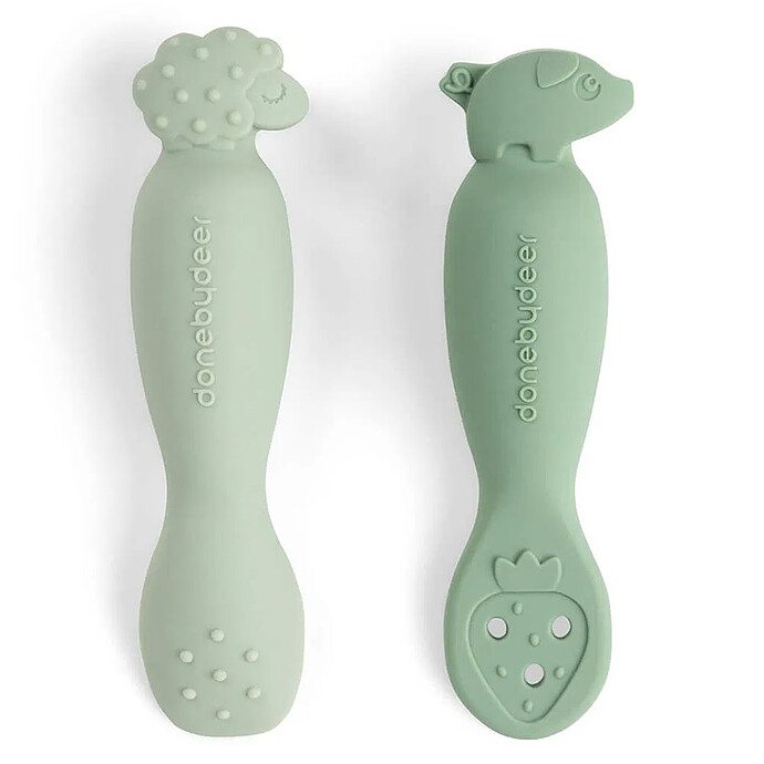 Premières Cuillères - Tiny Farm Vert Done by Deer