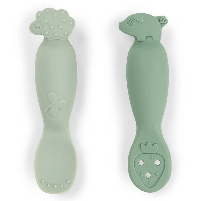 Premières Cuillères - Tiny Farm Vert Done by Deer