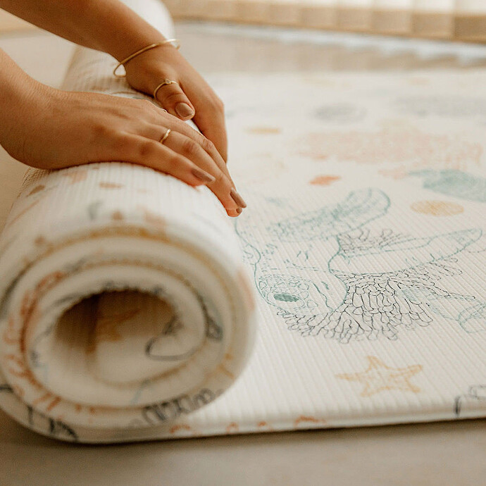 Tapis de Jeux XL Réversible - Le Coquillage pas cher