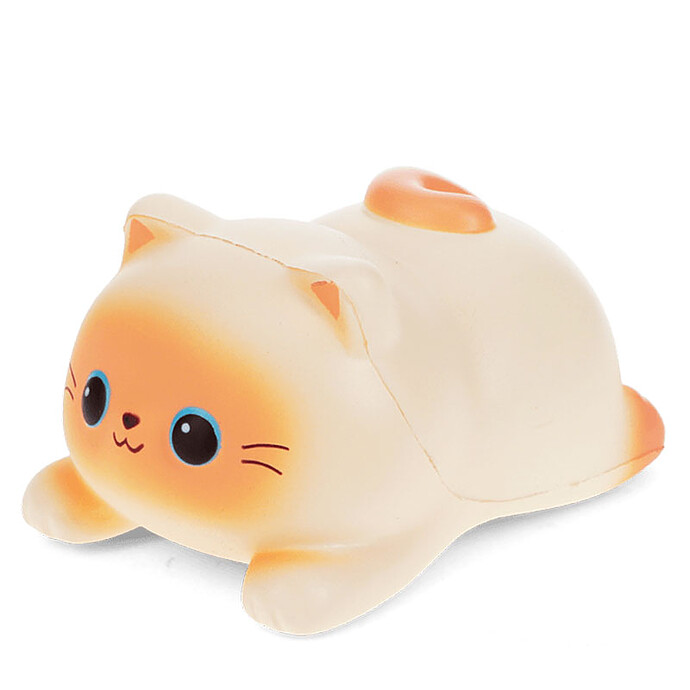 Jouet Anti-stress Moelleux - Chat Couché Rex London