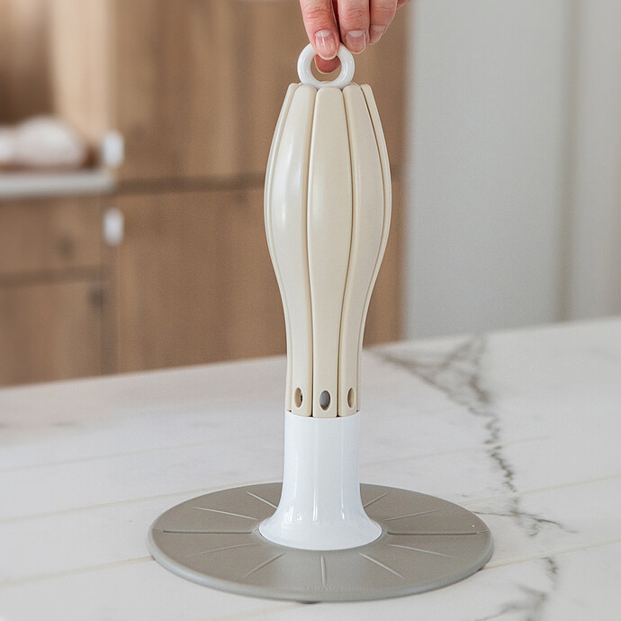 Avis Egoutte Biberon Pliable Flower - Clay Earth