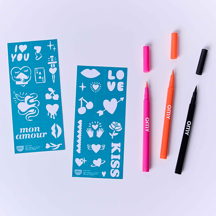 Tattoo Art - I Love You  Omy