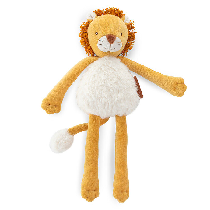 Doudou Hochet Lion Mamba - La Forêt Mawa  Moulin Roty