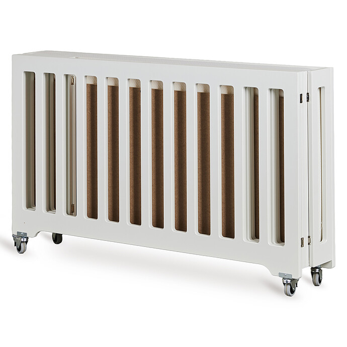 Lit Bébé Pliable Blanc - 60 x 120 cm Quax