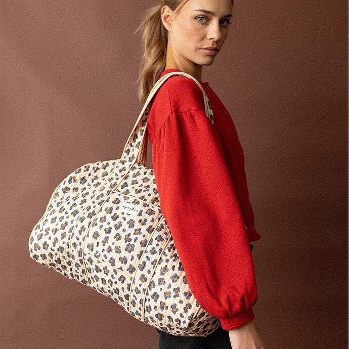 Sac 48h Buddha Léopard - Macadamia Apaches