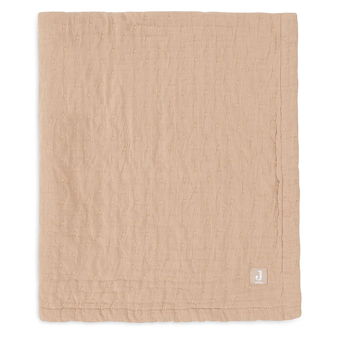 Couverture Berceau Jacquard - Biscuit Jollein