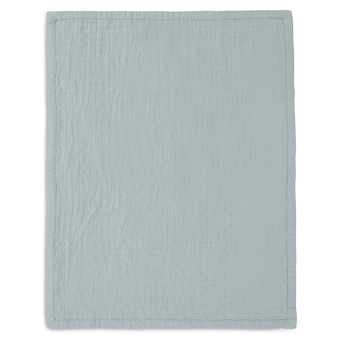 Couverture Berceau Jacquard - Sea Green Jollein