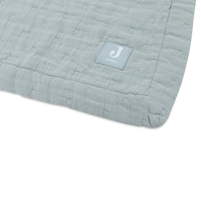 Achat Couverture Berceau Jacquard - Sea Green