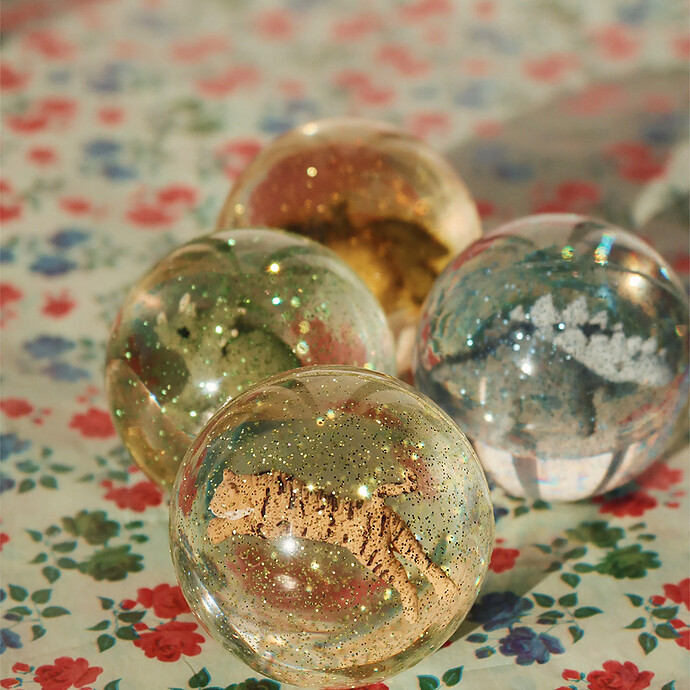 Lot de 2 Balles Rebondissantes - Citron et Tigre Konges Sløjd