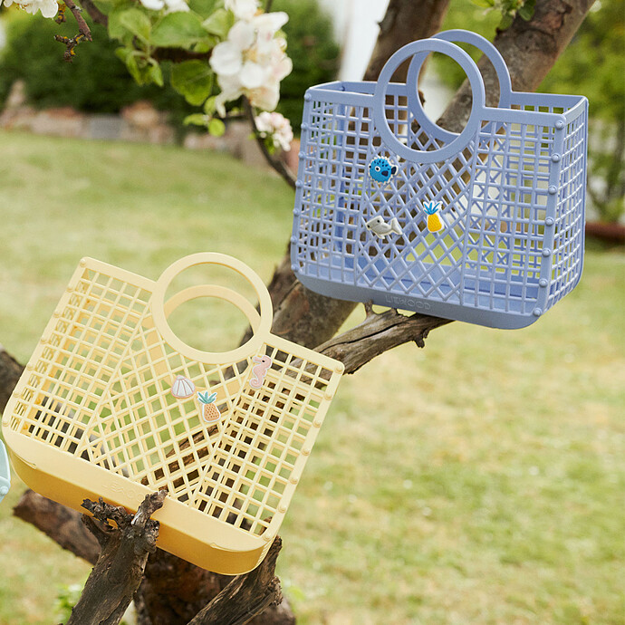 Avis Panier de Rangement Samantha avec Charms - Dusty Lavender