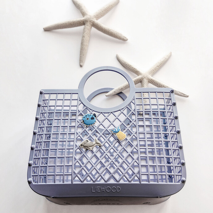 Panier de Rangement Samantha avec Charms - Dusty Lavender Liewood