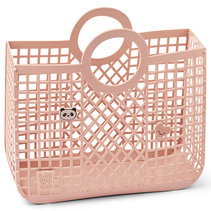 Panier de Rangement Bloom avec Charms - Rose Liewood