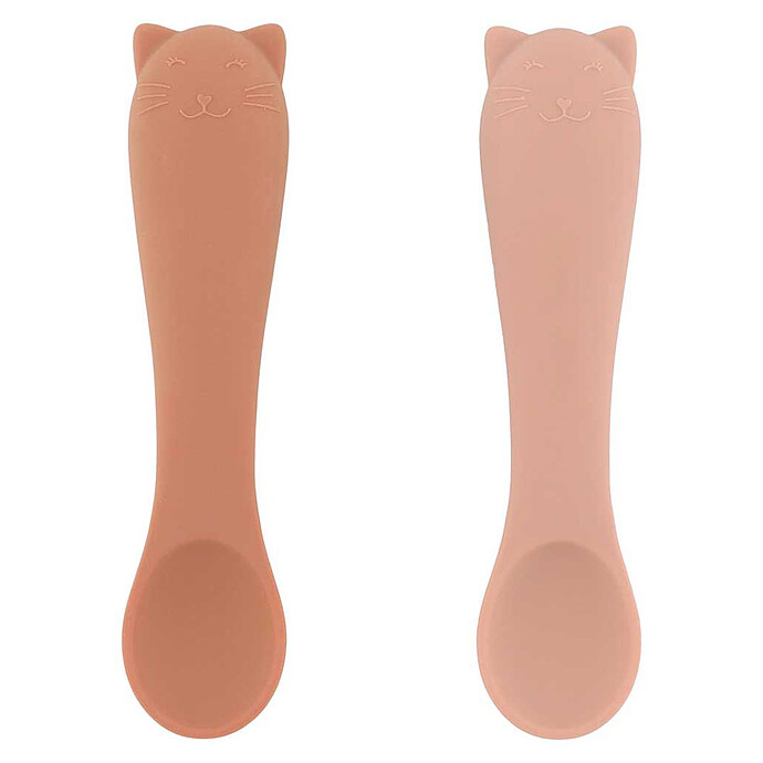 Lot de 2 Premières Cuillères pour Bébé - Mrs. Cat Trixie Baby