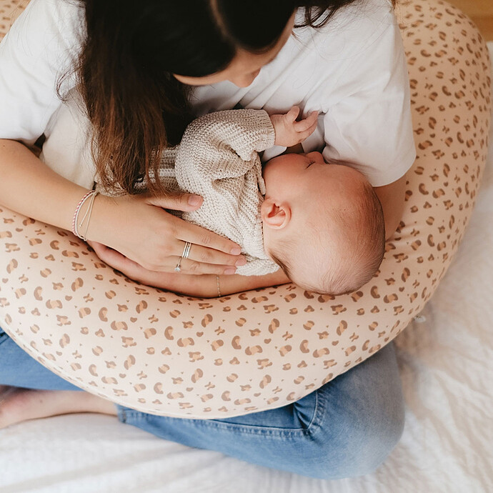Achat Coussin de Maternité et d'Allaitement Jersey - Léopard