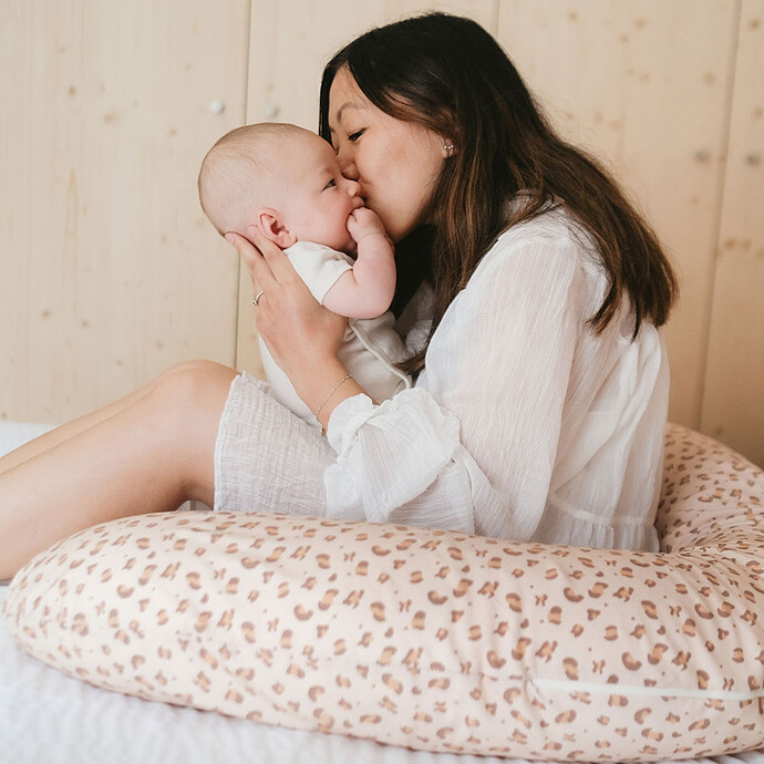 Avis Coussin de Maternité et d'Allaitement Jersey - Léopard