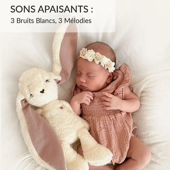 Peluche Veilleuse Bouillotte Sèche Lapin - Ecru myHummy