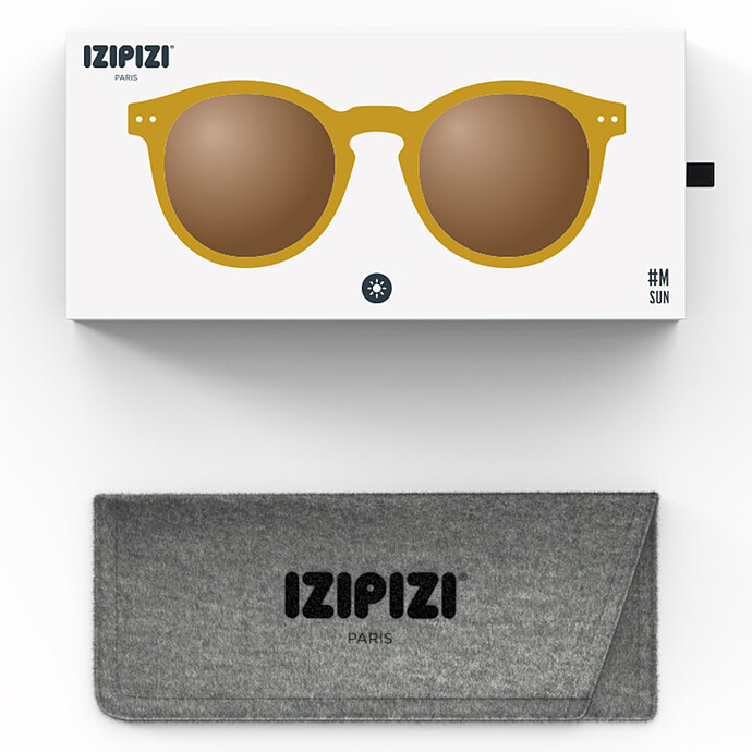 Lunettes de Soleil Adulte #M - Golden Green pas cher