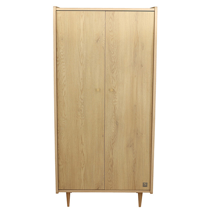 Armoire 2 Portes My Love - Chêne Vintage Sauthon