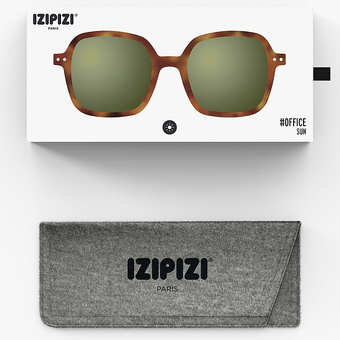 Lunettes de Soleil Adulte #Office - Havane pas cher