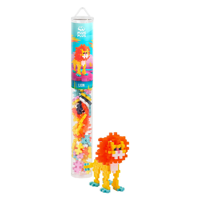 Tube Lion - 100 Pièces  Plus-Plus