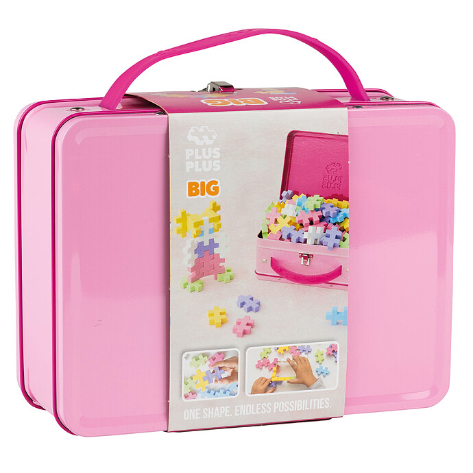 Valisette Big Pastel - 70 Pièces Plus-Plus