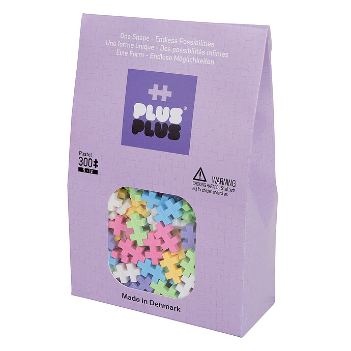 Recharges Pastel - 300 Pièces Plus-Plus