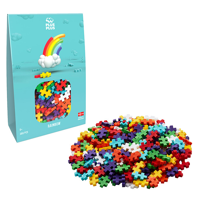 Recharges Arc-en-ciel - 300 Pièces Plus-Plus