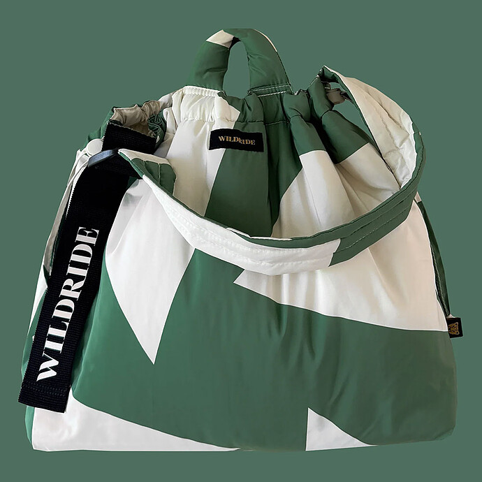 Sac à Langer Epaule - Green Graphique Wildride