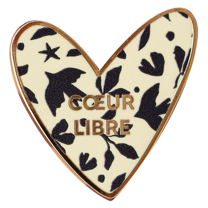 Pin's Coeur - Libre Zakuw