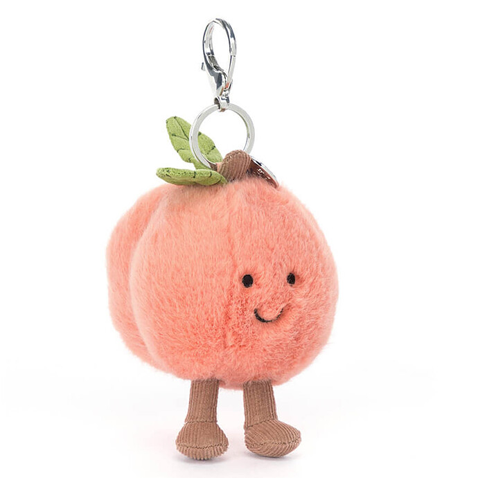 Porte-clés Amuseables Peach Jellycat
