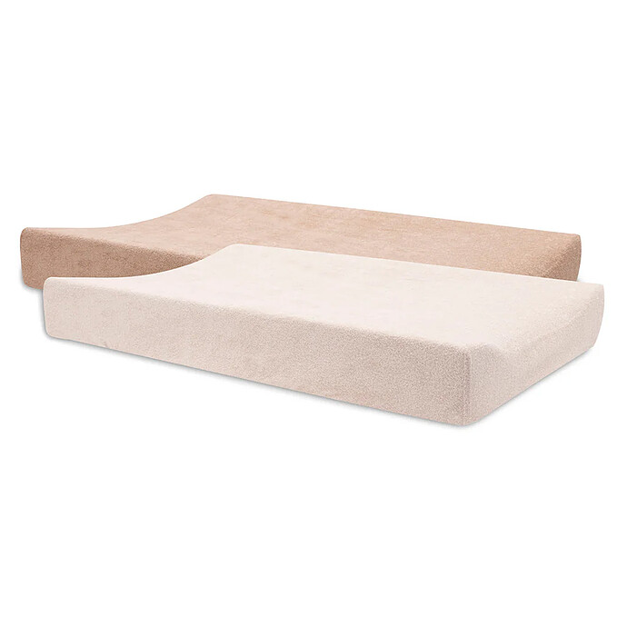 Lot de 2 Housses de Matelas à Langer - Blush & Wild Rose Jollein