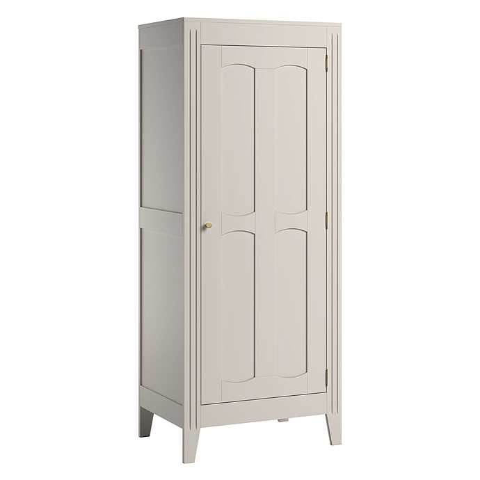 Armoire 1 Porte Milenne - Sand Beige Vox Meubles