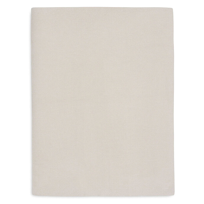 Couverture Berceau Basic Knit - Oatmeal Jollein