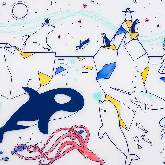 Achat Set de Table à Colorier et ses 5 feutres - Sur la Banquise