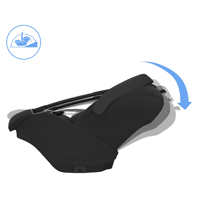 Achat Siège Auto Coral Slide Pro i-Size Groupe 0+ - Onyx Black