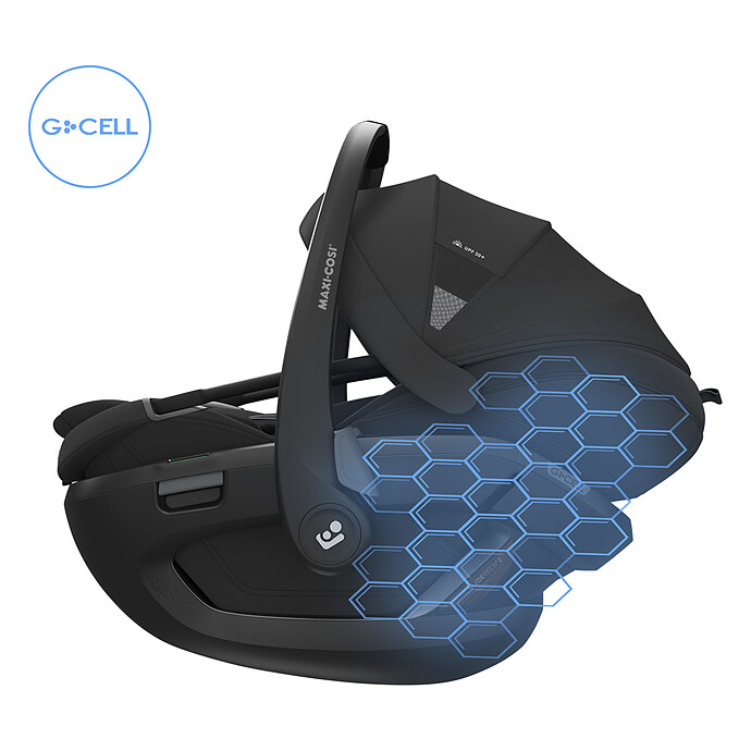 Siège Auto Coral Slide Pro i-Size Groupe 0+ - Onyx Black pas cher