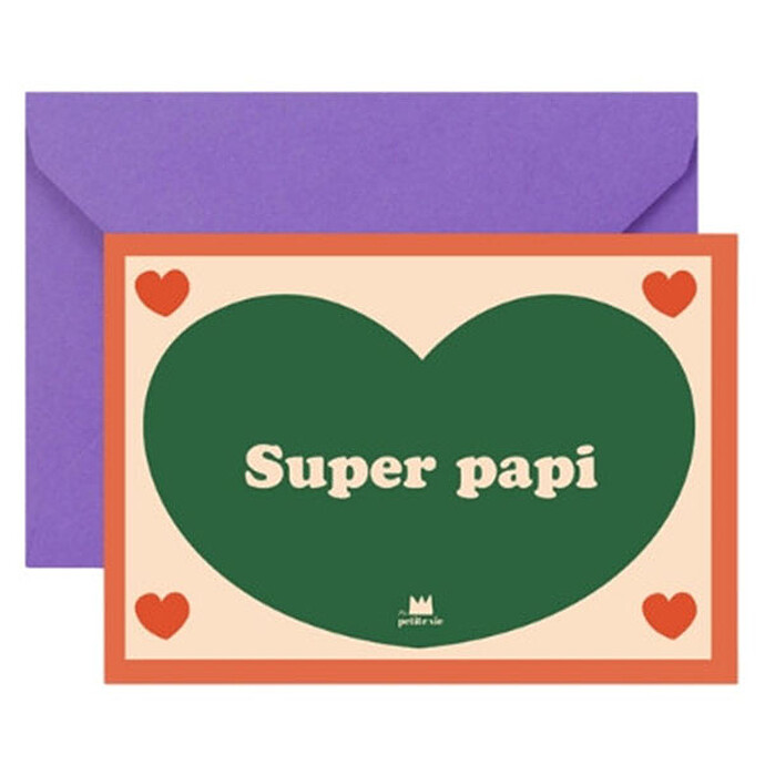 Carte Super Papi Ma petite vie