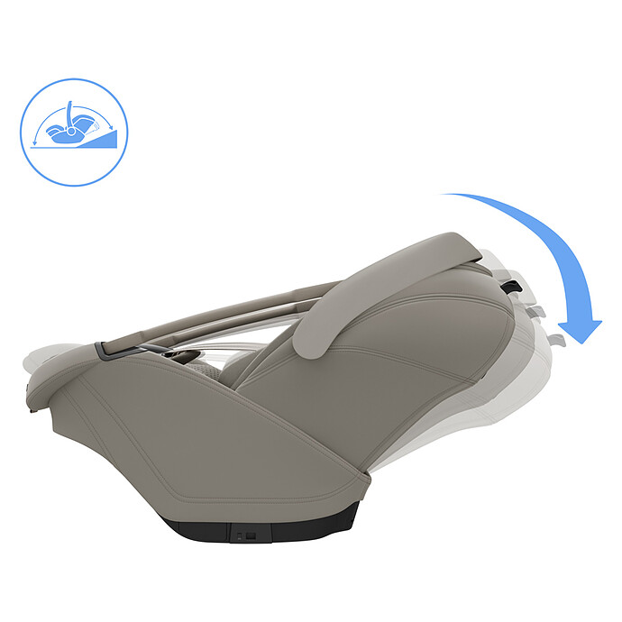 Achat Siège Auto Coral Slide Pro i-Size Groupe 0+ - Sapphire Sand