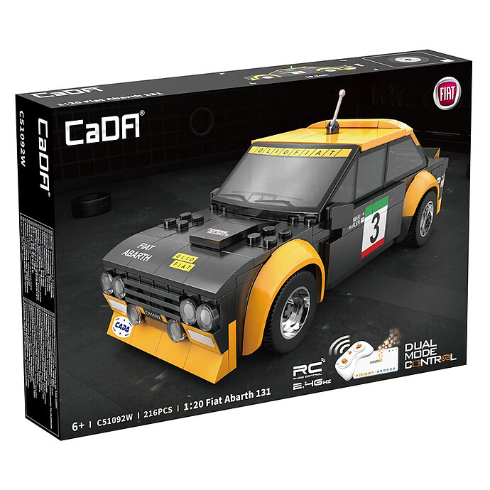 Achat Jeu de Construction Télécommandé 1:20 Fiat Abarth 131 