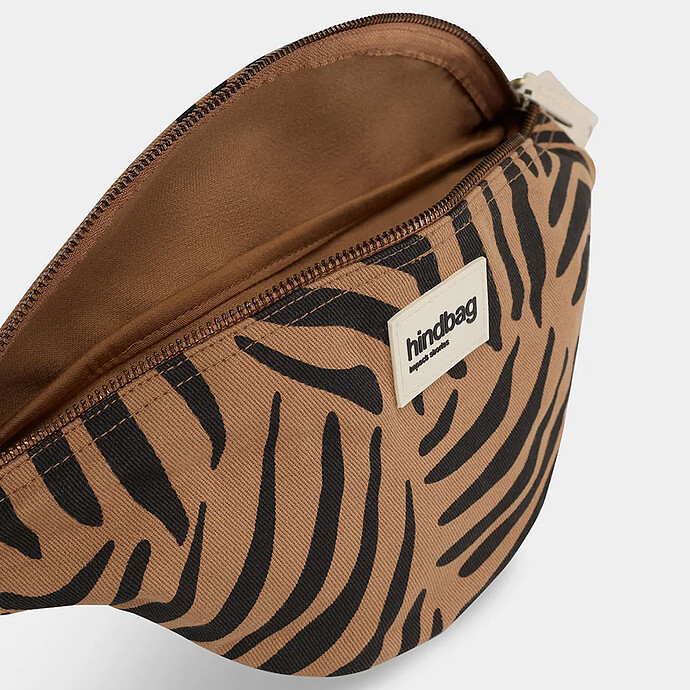 Achat Sac Banane Olivia - Zèbre Cannelle