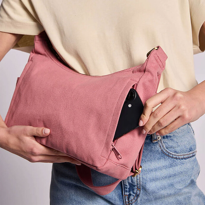 Sac Multipocket Emile - Rose Blush pas cher
