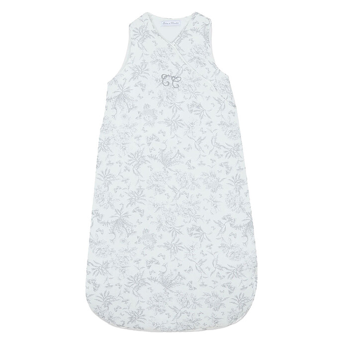 Gigoteuse Mi-saison Toile de Jouy Gris Clair - 6/18 Mois Tartine et Chocolat