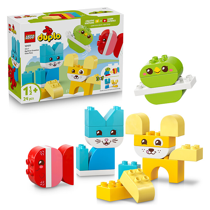 Les Jolis Animaux Créatifs 3-en-1 DUPLO