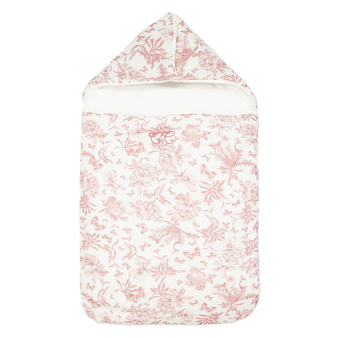 Nid d'Ange - Toile de Jouy Rose Tartine et Chocolat