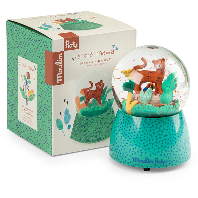 Boule à Neige Musicale - La Forêt Mawa pas cher