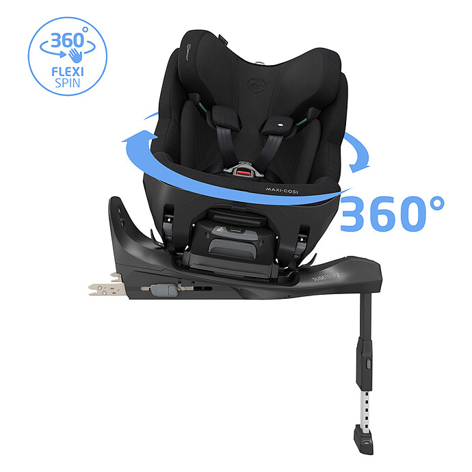 Siège Auto Pearl XL Slide Pro i-Size Groupe 1/2/3 - Authentic Black pas cher